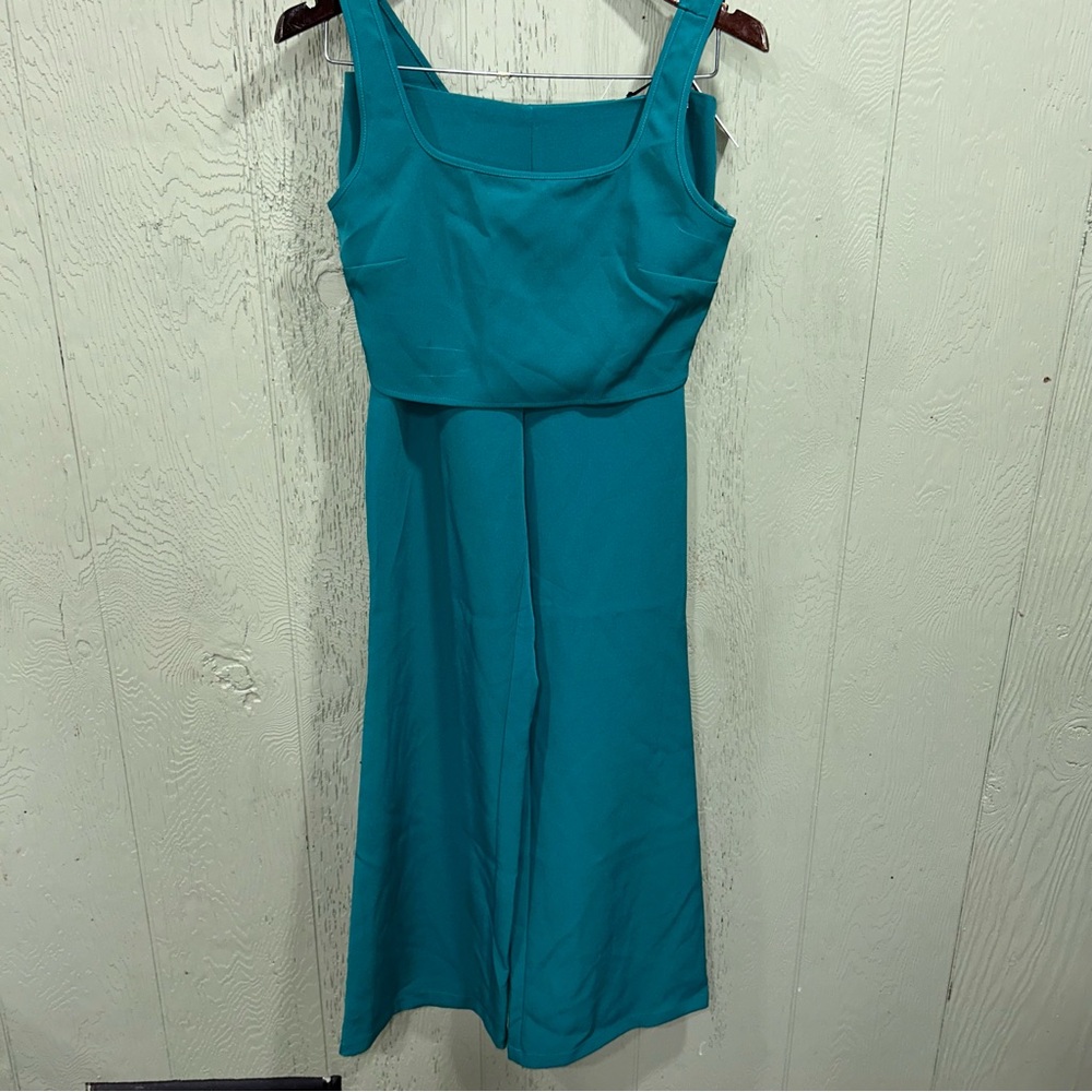 SINCERLY JULES turquoise 2 piece set sz small